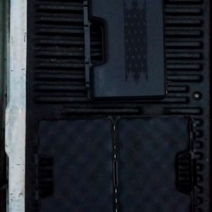 2 Hard plastic black gun cases will hold a pistol